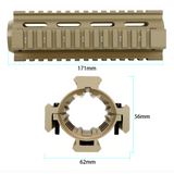 6.75" Drop In Quad Rail Hand guard