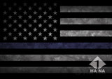 11"x17" Thin Blue Line - Stitched